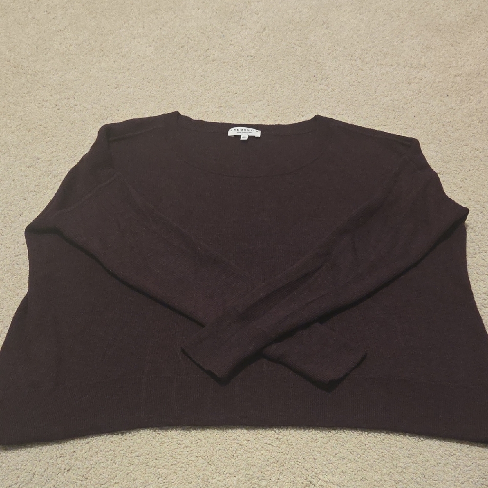 Aritzia Burgendy Sweater